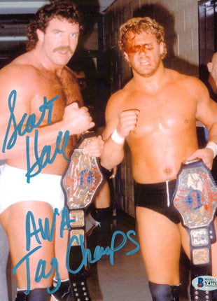 Scott Hall signed 8x10 Photo (w/ Beckett)