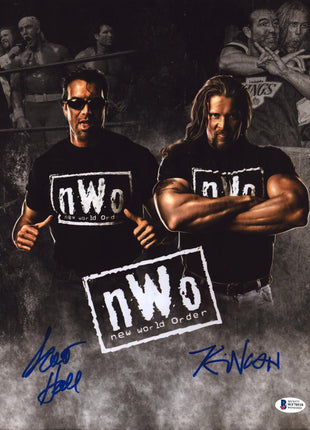 Kevin Nash & Scott Hall dual signed 11x14 Photo (w/ PSA)