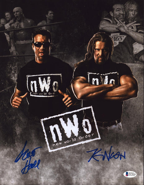 Kevin Nash & Scott Hall dual signed 11x14 Photo (w/ PSA)