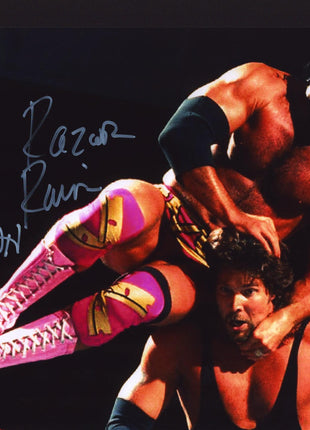 Kevin Nash & Razor Ramon dual signed 11x14 Photo