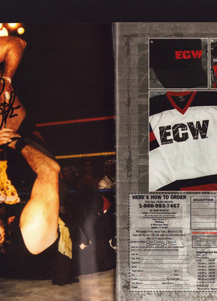 Rhino & Terry Funk dual signed ECW Magazine