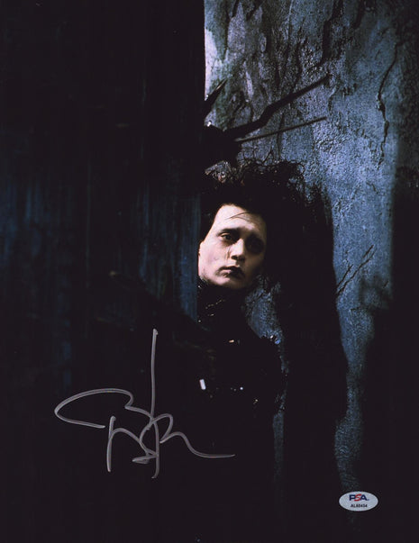 Johnny Depp (Edward Scissorhands) signed 11x14 Photo (w/ PSA)