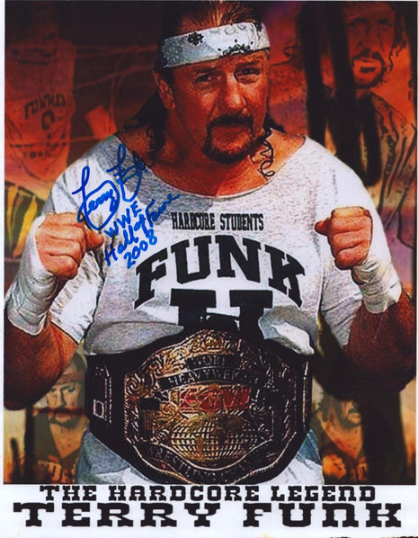 Terry Funk signed 11x14 Photo