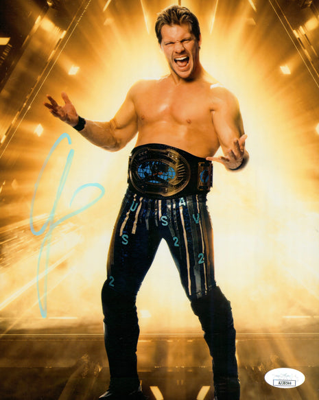Chris Jericho signed 8x10 Photo (w/ JSA)