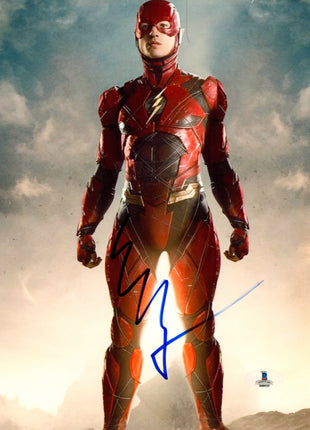 Ezra Miller (The Flash) signed 8x10 Photo (w/ Beckett)