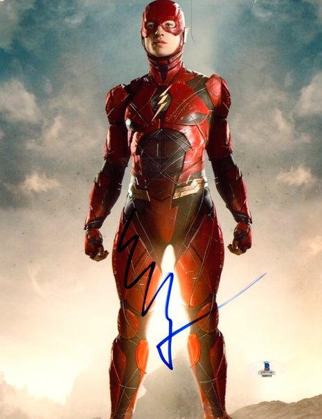 Ezra Miller (The Flash) signed 8x10 Photo (w/ Beckett)