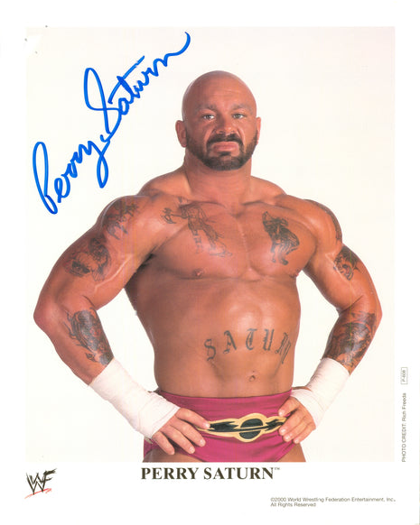 Perry Saturn signed 8x10 Photo