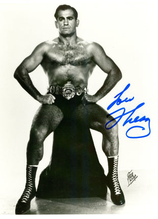 Lou Thez signed 8x10 Photo