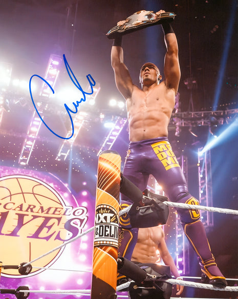 Carmelo Hayes signed 8x10 Photo