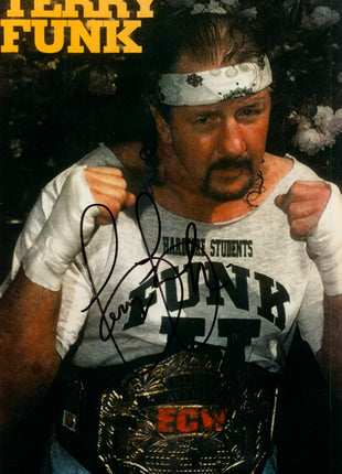 Terry Funk signed 8x12 Photo