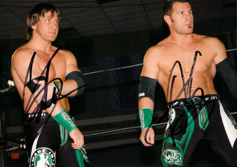 Alex Shelly & Chris Sabin dual signed 8x10 Photo