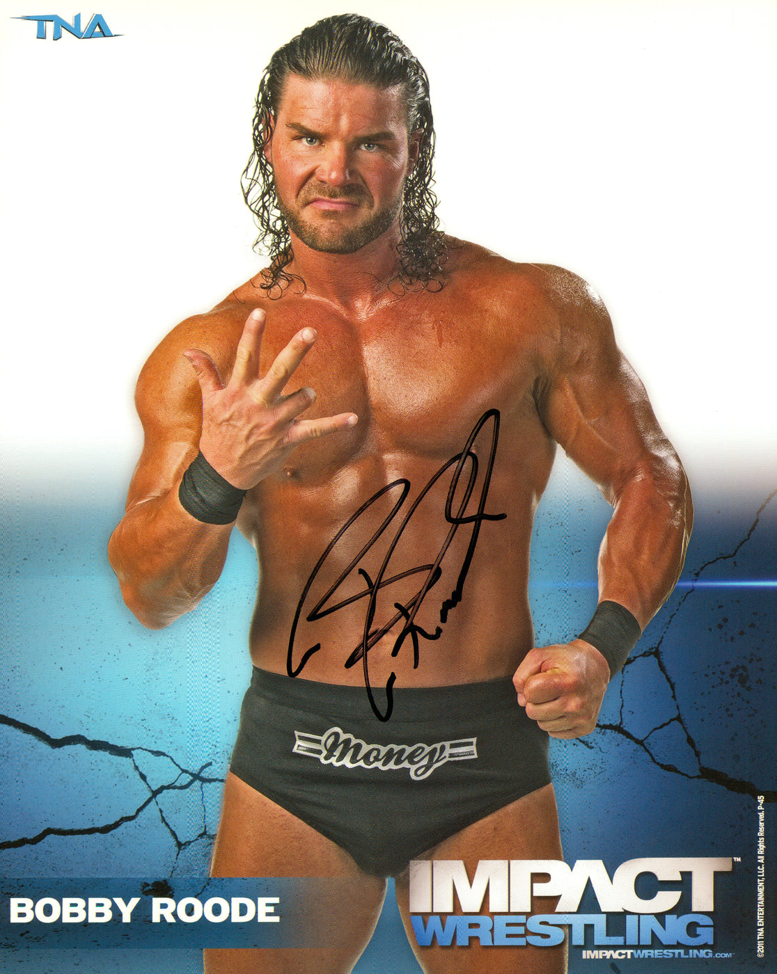 Bobby Roode Signed 8x10 Photo Signed By Superstars