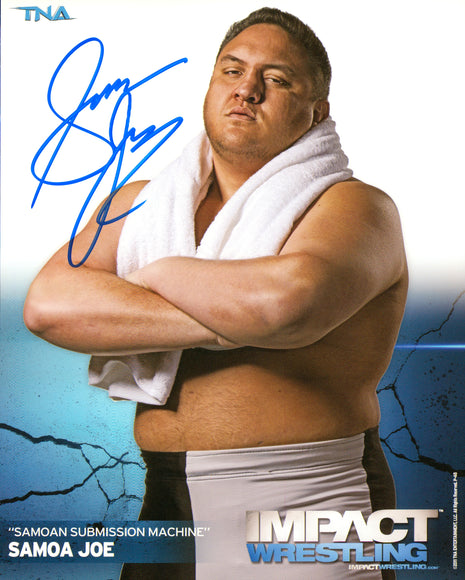 Samoa Joe signed 8x10 Photo