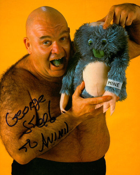George Steele firmó una foto de 8x10