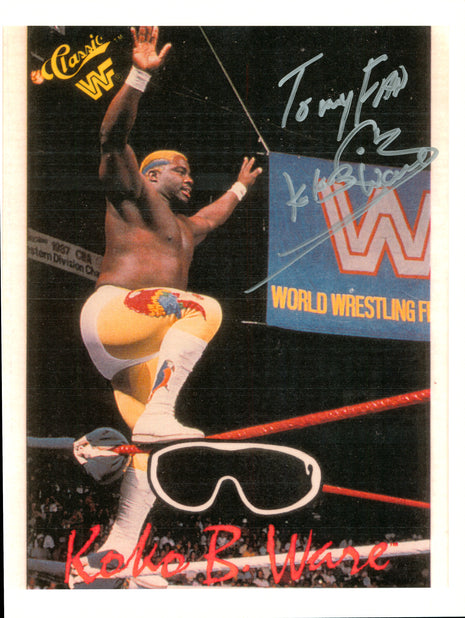 Koko B Ware signed 8x10 Photo