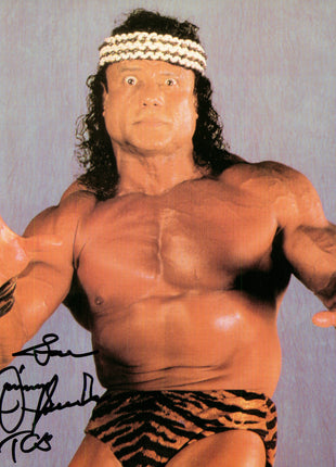 Jimmy Snuka signed 8x10 Photo