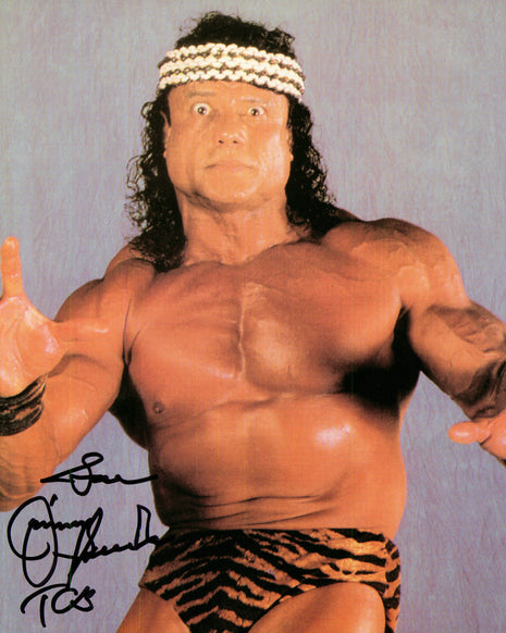 Jimmy Snuka signed 8x10 Photo