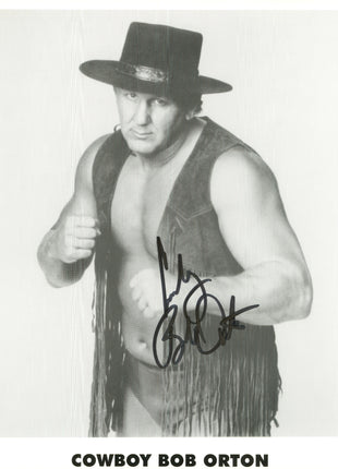 Bob Orton signed 8x10 Photo