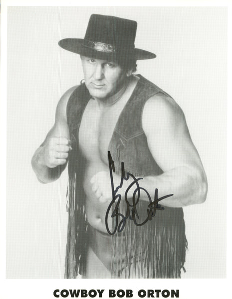 Bob Orton signed 8x10 Photo