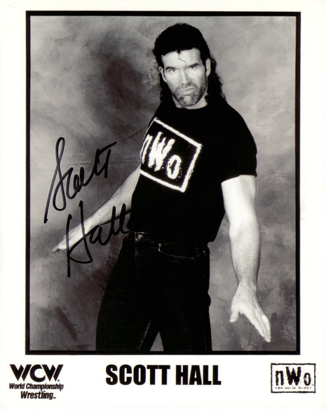 Scott Hall signed 8x10 Photo