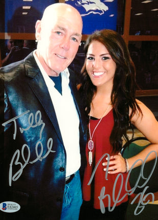 Tessa Blanchard & Tully Blanchard dual signed 8x10 Photo (w/ Beckett)