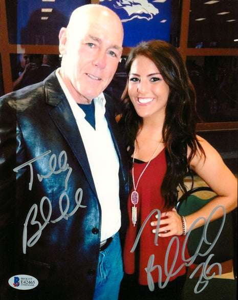 Tessa Blanchard & Tully Blanchard dual signed 8x10 Photo (w/ Beckett)