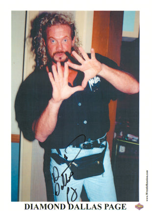 Diamond Dallas Page signed 8x10 Photo
