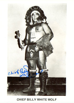 Chief Billy White Wolf (Adnan Al Kaisse) signed 8x10 Photo