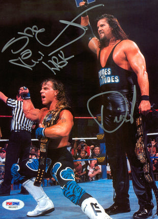 Shawn Michaels & Diesel dual signed 8x10 Photo (w/ PSA)