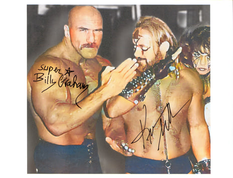 Kevin Sullivan & Superstar Billy Graham dual signed 8x10 Photo