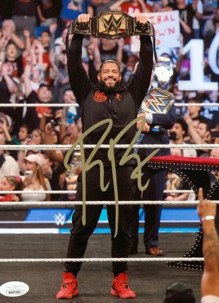 Roman Reigns signed 8x10 Photo (w/ JSA)