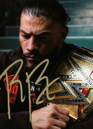 Roman Reigns signed 8x10 Photo (w/ JSA)