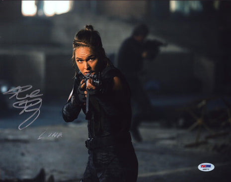 Ronda Rousey (Expendables) signed 11x14 Photo (w/ PSA)