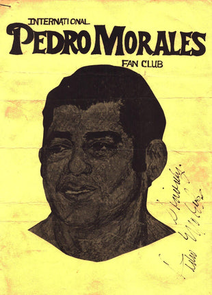 Pedro Morales signed Fan Club Program