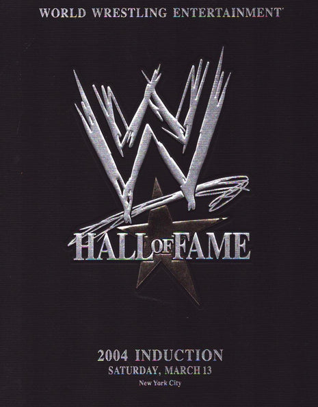 Multi-signed 2004 WWE Hall of Fame Program