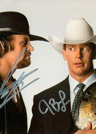 Undertaker & JBL dual signed 8x10 Photo (w/ JSA)