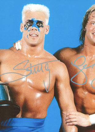 Sting & Lex Luger dual signed 8x10 Photo (w/ JSA)