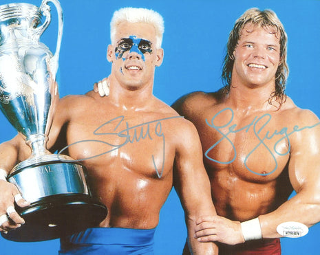 Sting & Lex Luger dual signed 8x10 Photo (w/ JSA)