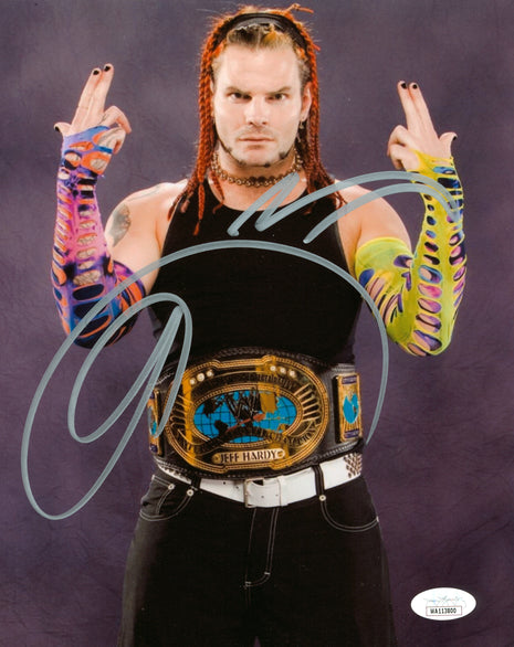 Jeff Hardy signed 8x10 Photo (w/ JSA)