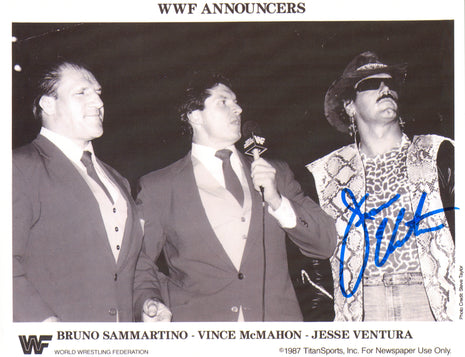 Jesse Ventura signed 8x10 Photo