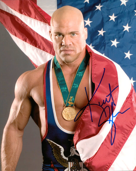 Kurt Angle signed 8x10 Photo