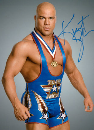 Kurt Angle signed 8x10 Photo