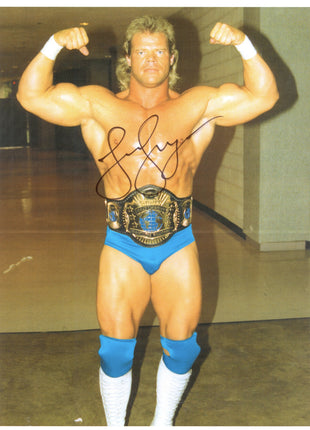 Lex Luger signed 8x10 Photo
