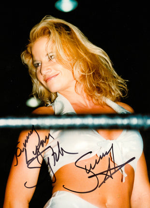 Sunny & Tammy Sytch dual signed 8x10 Photo