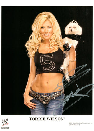 Torrie Wilson signed 8x10 Photo