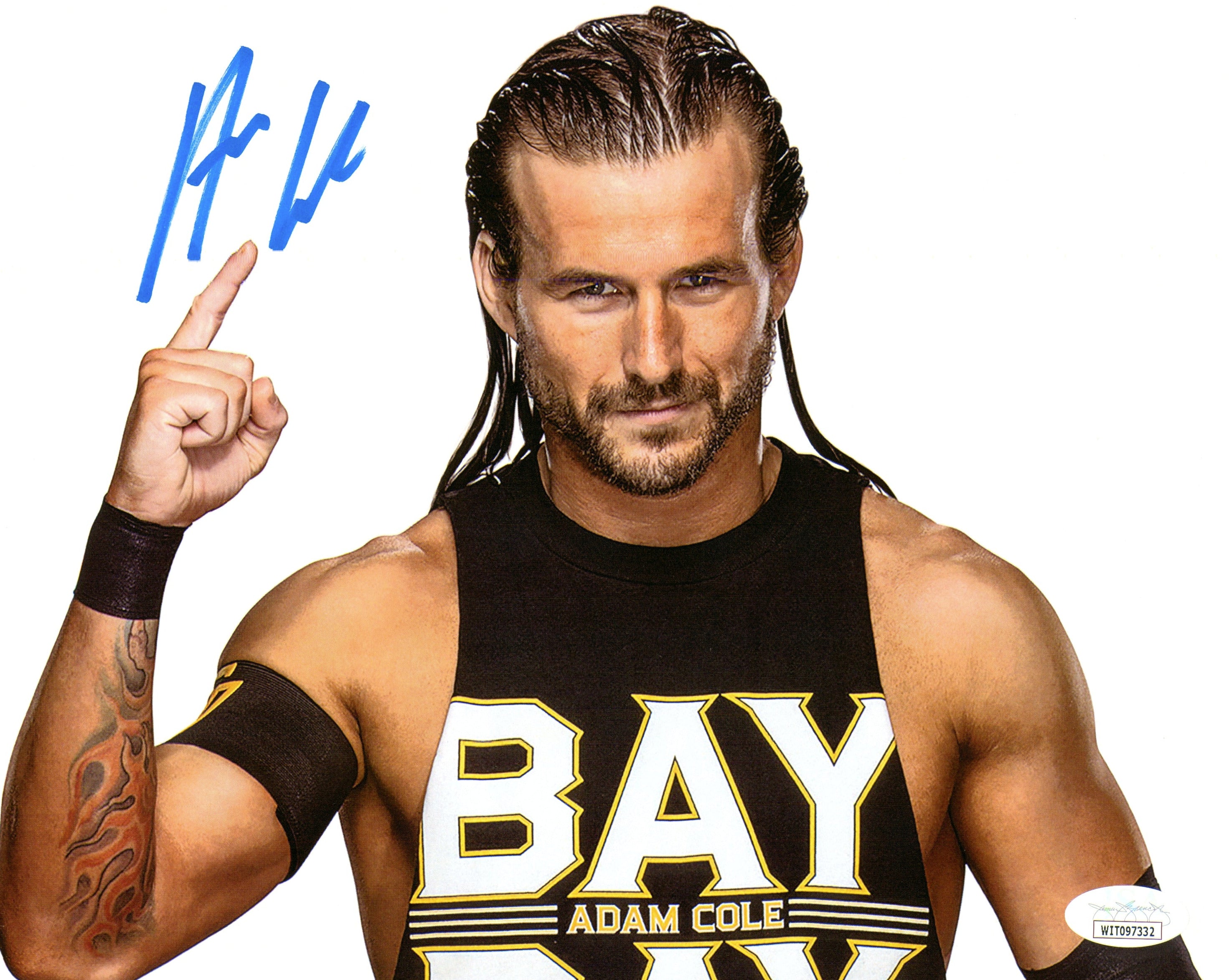 Adam Cole Signed 8x10 Photo (w  Jsa) – Signed By Superstars