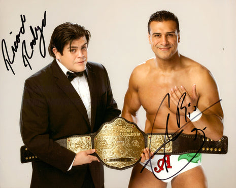 Alberto Del Rio & Ricardo Rodriguez dual signed 8x10 Photo