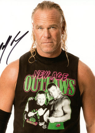 Foto firmada de 8x10 por Billy Gunn