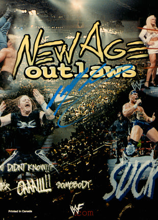 Foto firmada de 8x10 por Billy Gunn