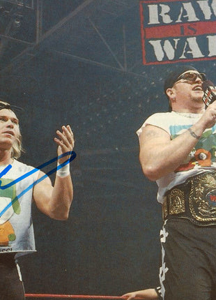 Foto firmada de 8x10 por Billy Gunn
